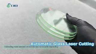 Tam otomatik geniş formatlı cam lazer kesim üretim hattı