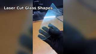 4mm F yeşil cam düzensiz şekilli kesim