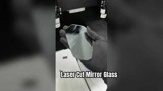 Çift başlı lazer kesim 2mm araba dikiz aynası camı