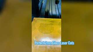 Düzensiz şekiller için 2mm yeşil cam lazer kesim