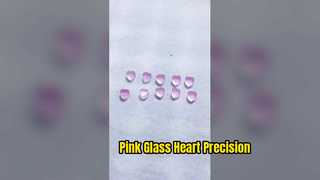 3mm pembe cam lazer kesim kalp şeklinde desen