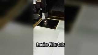 2mm kaplamalı filtre lazer kesim kare