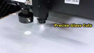 1mm tek taraflı buzlu film beyaz cam kesme dairesel