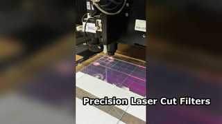 Lazer kesim dairesel 1mm çift taraflı kaplamalı filtre