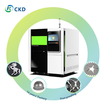 1064nm YAG Metal Cutting Machine With Taiwan Servo Motor And Servo Drives 1500W Fiber Laser Cutter