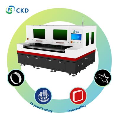 High Precision Laser Glass Cutting Machine with RFC02 150W Splitting Laser Source and 1-100kHz Impulse Frequency   To Speed 0-500mm/s